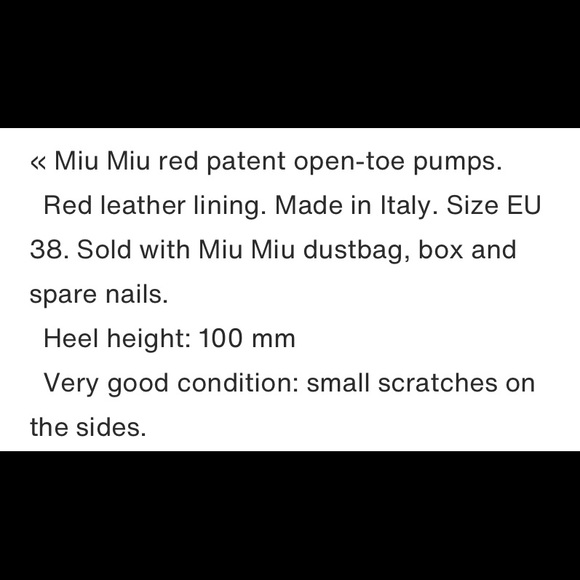 Miu Miu heels. - Picture 5 of 5